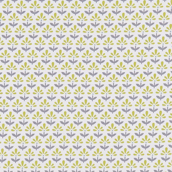 Studio G Coordinates Fleur Chartreuse/Charcoal Curtains