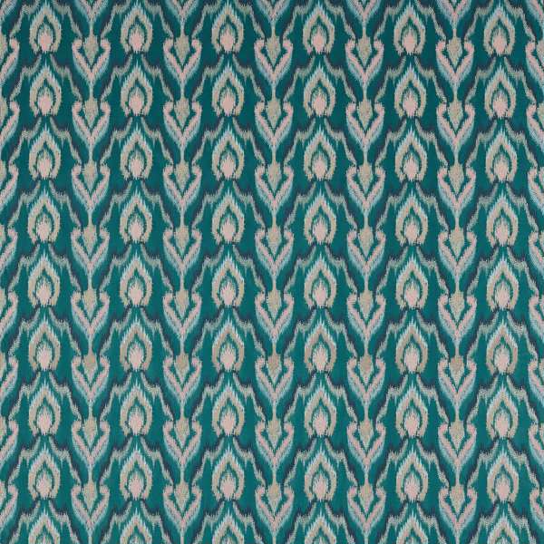Clarke and Clarke Dimora Velluto Teal Roman Blind