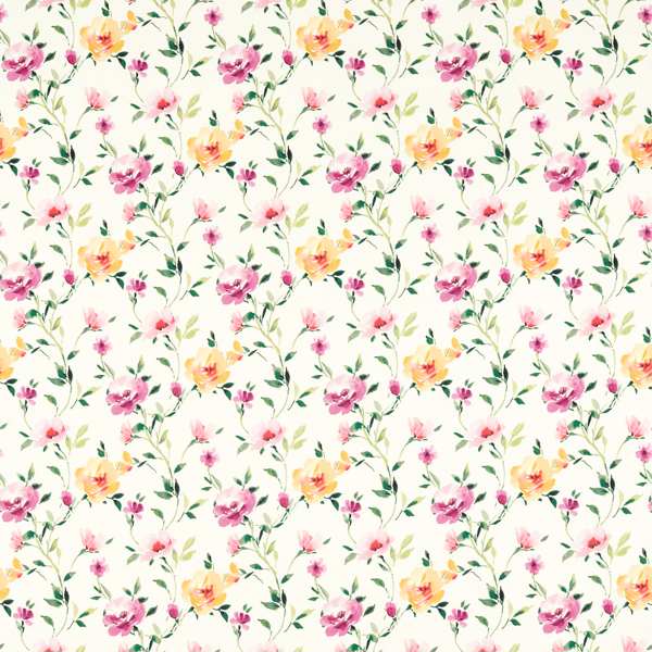 Clarke & Clarke Floral Flourish Serena Summer Curtains