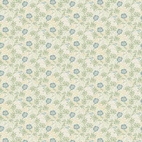 William Morris Mallow Apple/Linen Fabric