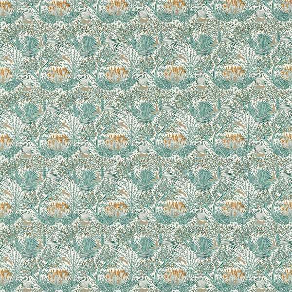 Studio G Northwood Wilderwood Teal/Spice Roman Blind