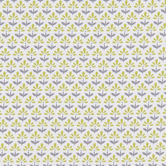 Studio G Coordinates Fleur Chartreuse/Charcoal Curtains