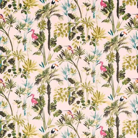 Studio G Amazonia Palm Blush Velvet  Cushion Cover