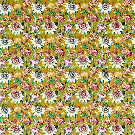 Studio G Amazonia Paradise Ochre Velvet Roman Blind