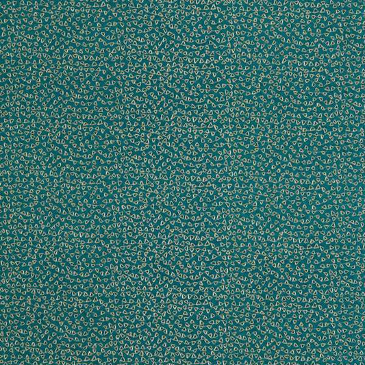 Clarke and Clarke Dimora Ricamo Teal Curtains