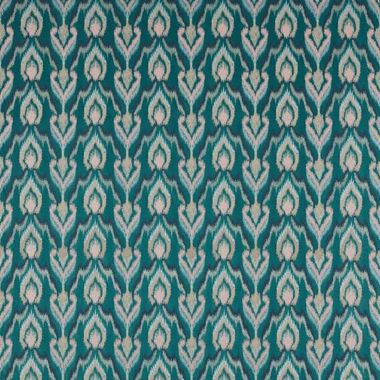 Clarke and Clarke Dimora Velluto Teal Roman Blind