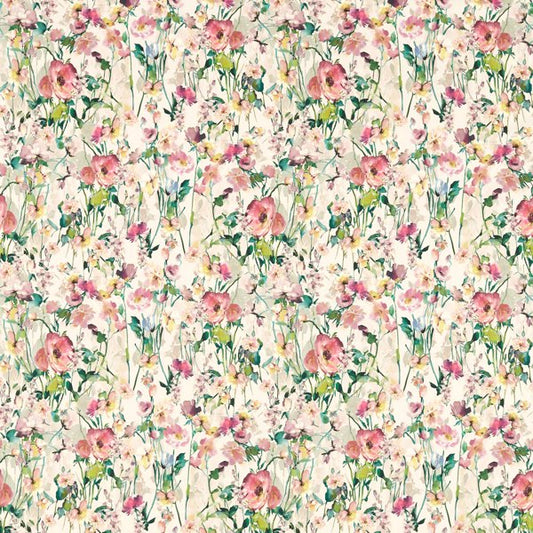 Clarke & Clarke Floral Flourish Wild Meadow Blush Cushion Covers