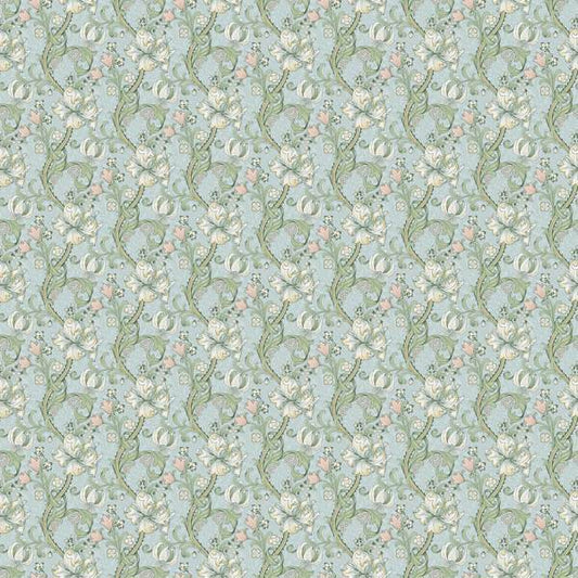 William Morris Golden Lily Apple/Blush Roman Blind