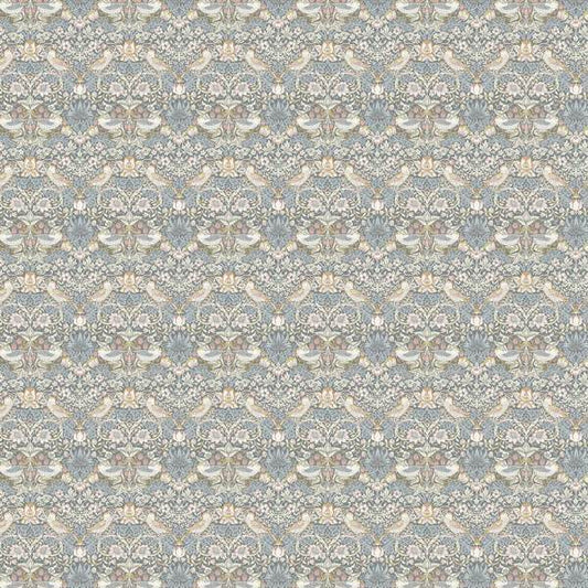 William Morris Strawberry Thief Teal Fabric