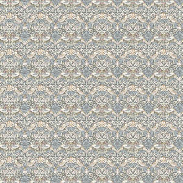 Jim Daly Strawberry Thief Slate/Blush Roman Blind