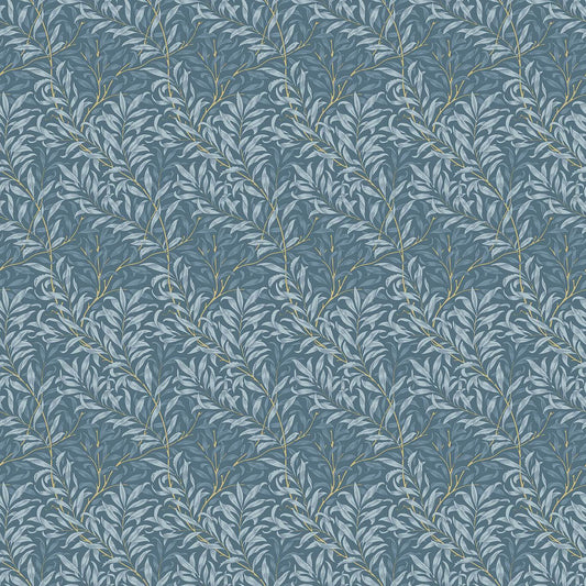 William Morris Willow Boughs Denim Roman Blind