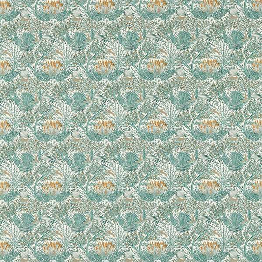 Studio G Northwood Wilderwood Teal/Spice Roman Blind